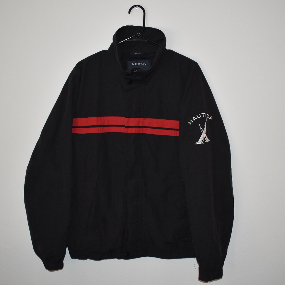 Navy Blue Nautica Windbreaker